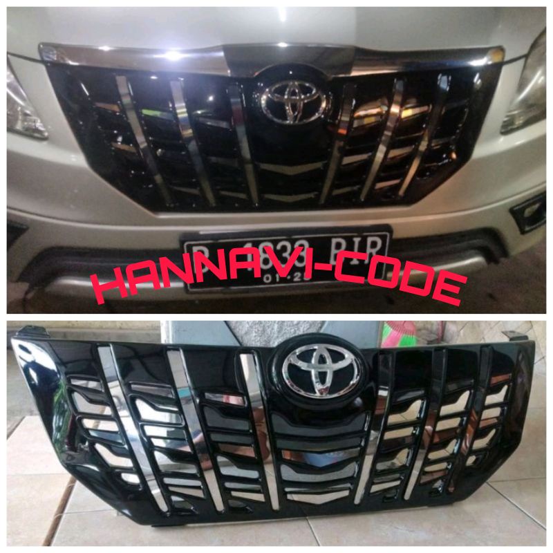 Grill innova 2014 2015 model Alphard hitam glossy