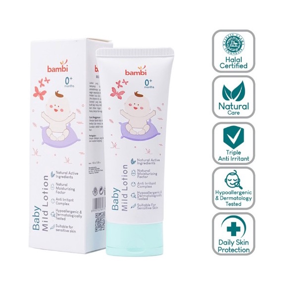 Bambi Baby Mild Lotion 100ml Tube