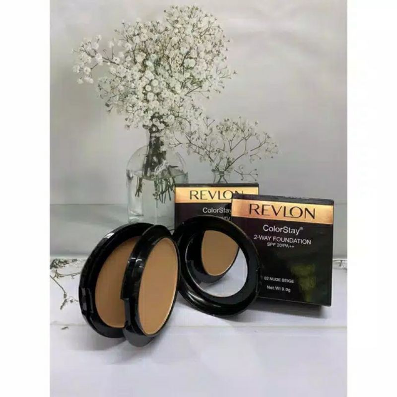 [ PERPC ] BEDAK Revlon Twc 2IN1 - Colorstay 2 Way Foundation Powder /  / BEDAK HITAM