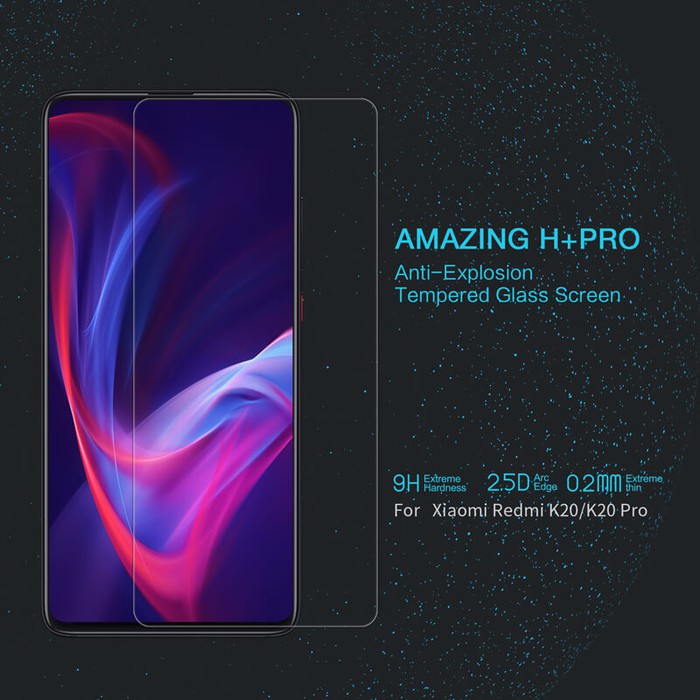 Xiaomi Redmi K20, K20 Pro Tempered Glass NILLKIN AMAZING H+ Pro