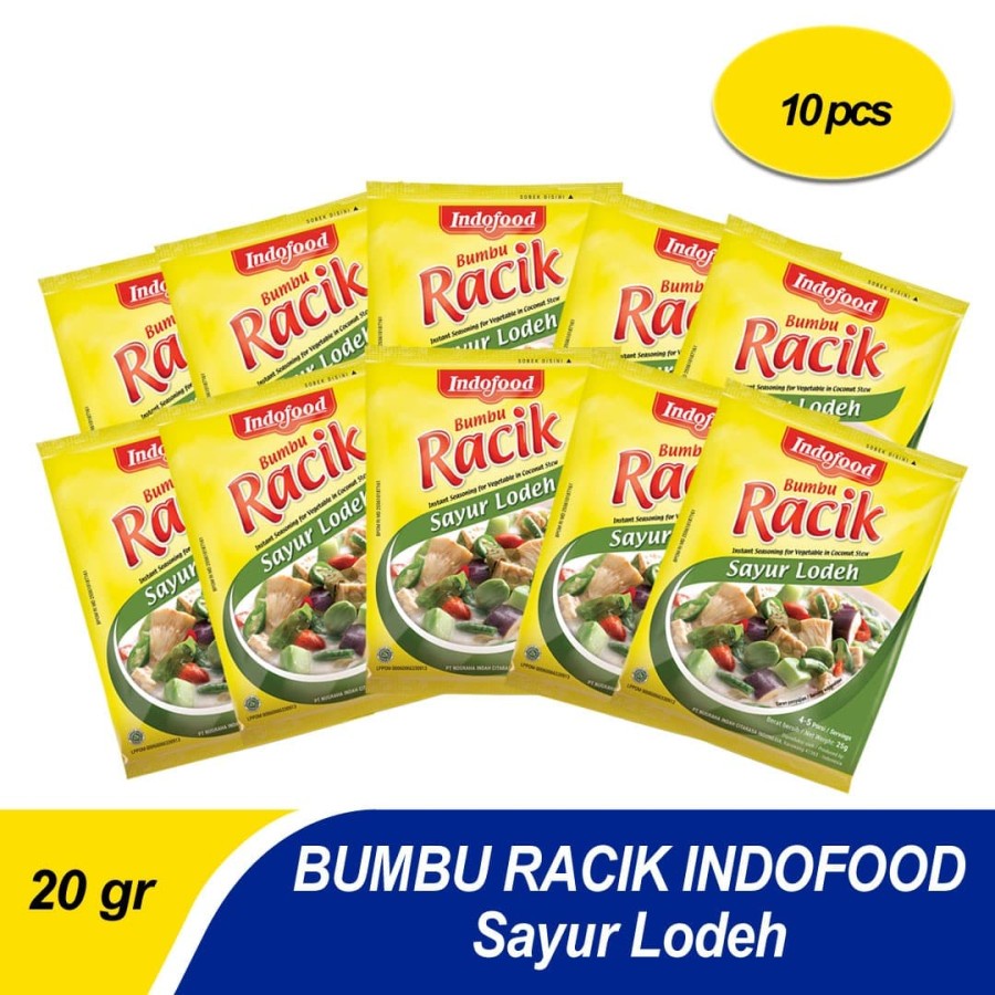 

Bumbu Indofood Racik Sayur Lodeh HCO Bundle 10 Pcs