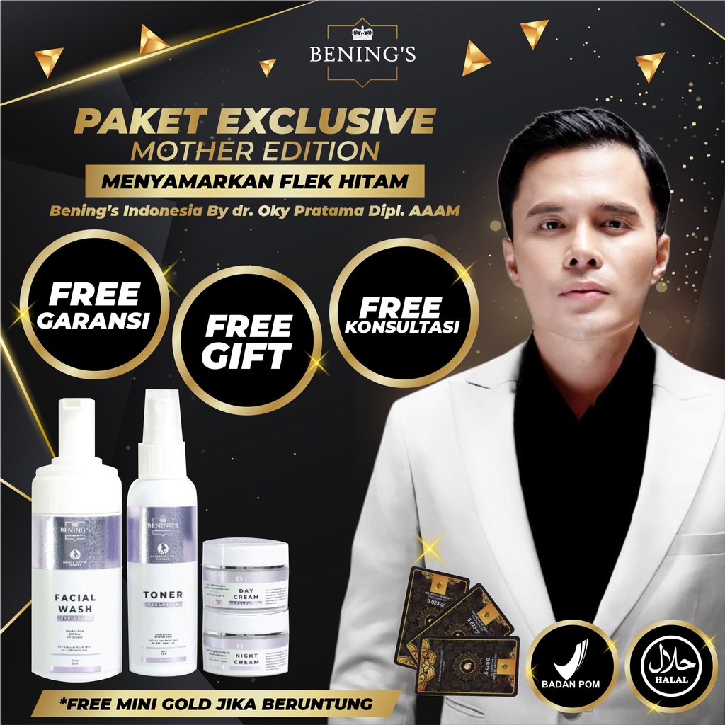 PAKET MOTHER EDITION BENING SKINCARE DR OKY PRATAMA MENCERAHKAN DAN MEMBUAT GLOWING IBU HAMIL