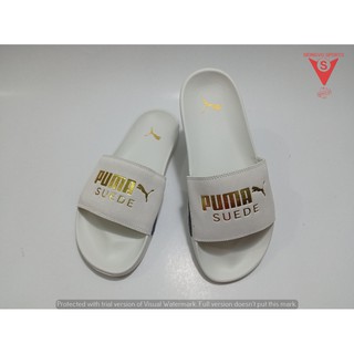 puma suede flip flops