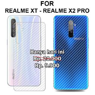 Skin carbon Real Me Realme XT X2 Pro stiker  anti  gores 