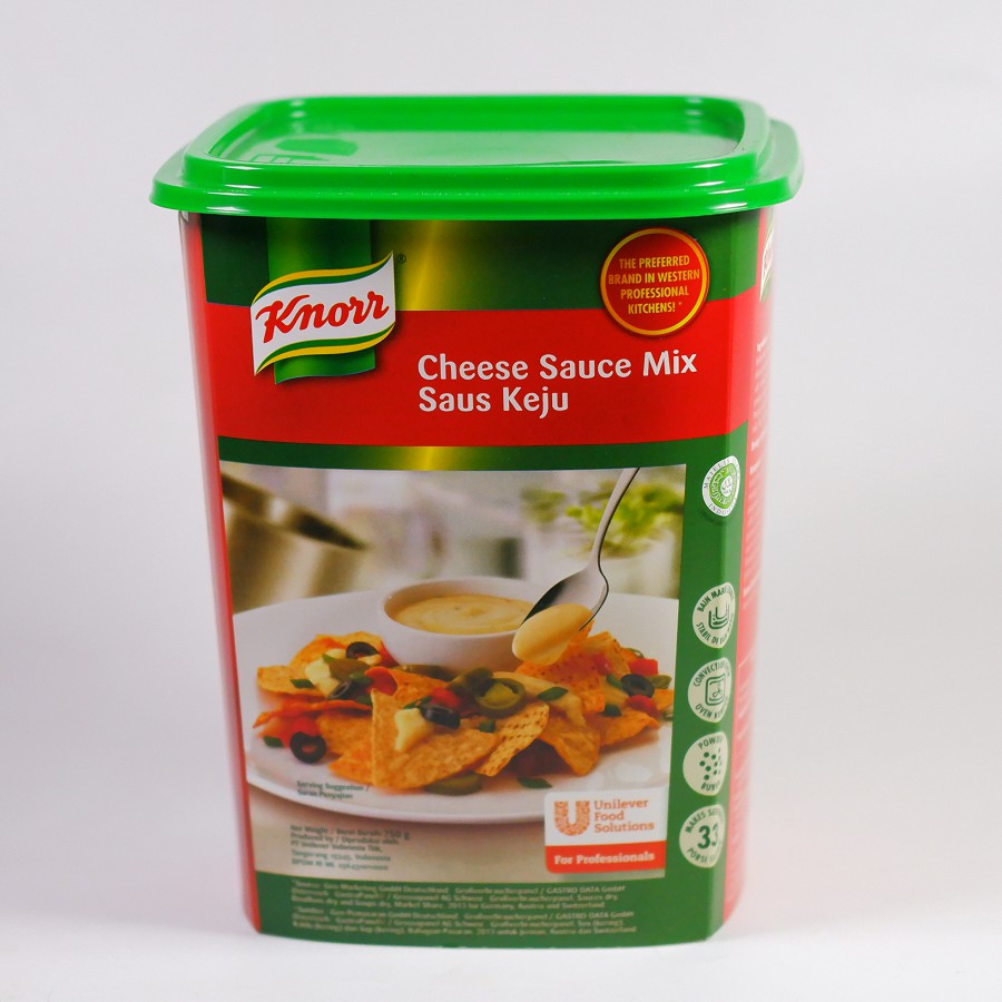 

Knorr Chesee Sauce Mix Saus Keju 750 gr