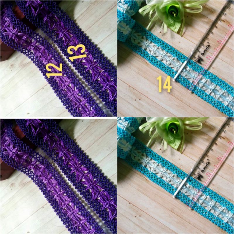 

PER METER,RENDA URAT TENGAHAN PITA LEBAR 3.3CM.