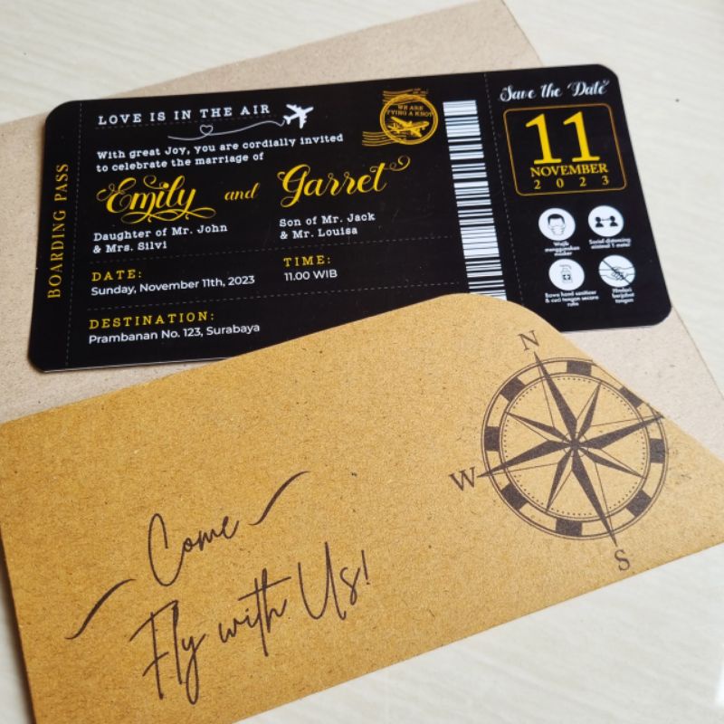 orderan undangan pasport amplop