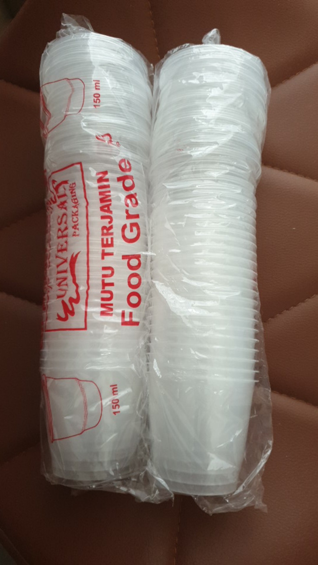 Thinwall Bulat 150 Ml 25pcs/ Toples Bulat Mini Plus Tutup