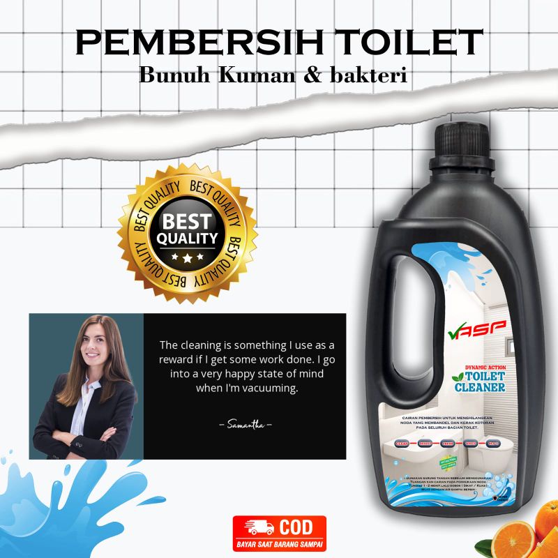 PEMBERSIH TOILET KERAK KERAMIK PORSELEN KAMAR MANDI SANGAT AMPUH ORIGINAL ASP