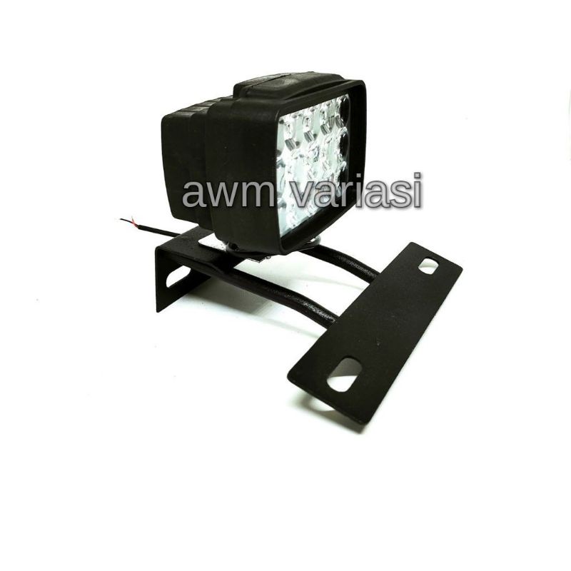 [PAKET]Lampu led sorot tembak 15 titik Plus Breket RX KING