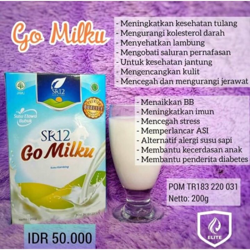 

Go milku sr 12 susu kambing