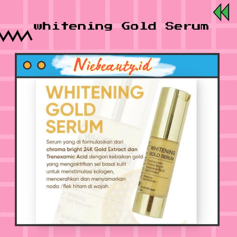 SERUM WHITENING GOLD MS GLOW /MS GLOW SERUM GOLD /SERUM GOLD MS GLOW/SERUM EMAS MS GLOW/SERUM PENGHI