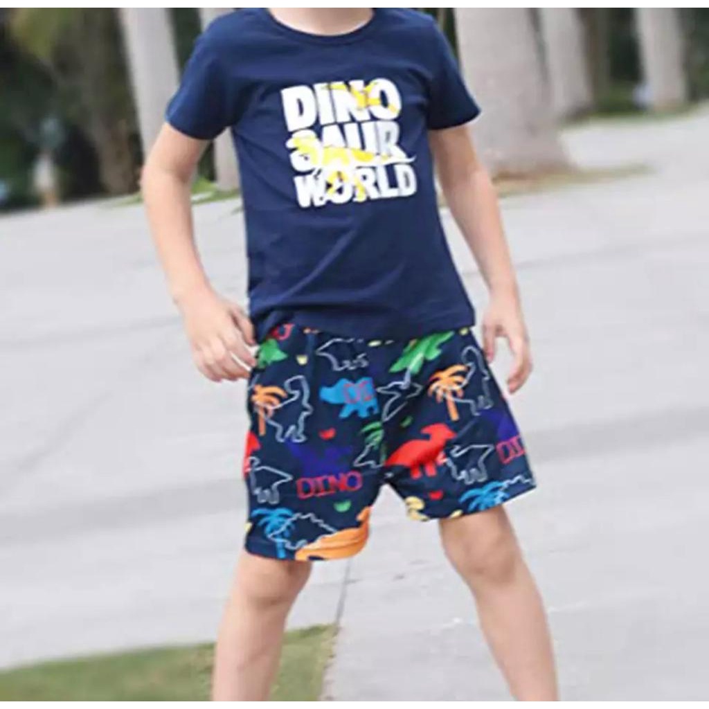 PROMO-SETELAN ANAK BAJU ANAK 1-5 TAHUN DINO WORLD SETELAN ANAK LAKI LAKI BAJU ANAK LAKI LAKI PAKAIAN ANAK LAKI LAKI SET BAJU ANAK TERBARU BAJU ANAK KEKINIAN