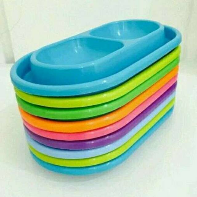 TEMPAT MAKAN KUCING BOWL DOUBLE ANTI SEMUT