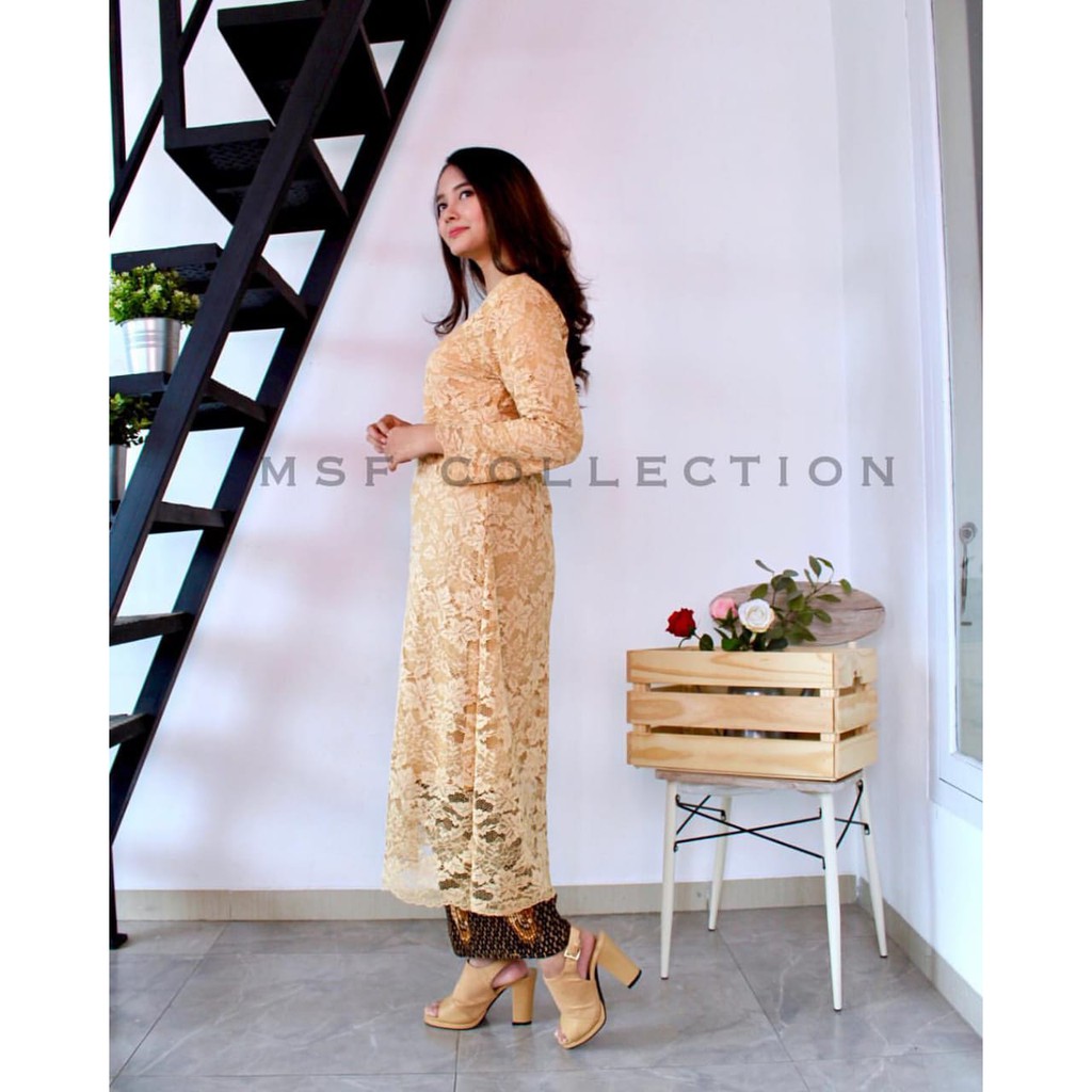 Stelan Kebaya Tunik Liza Gold Dan Warna Lainnya