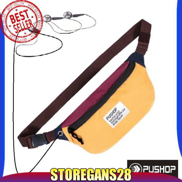 Tas Pria / Tas Selempang / Tas Waistbag Pushop Condura Best Seller
