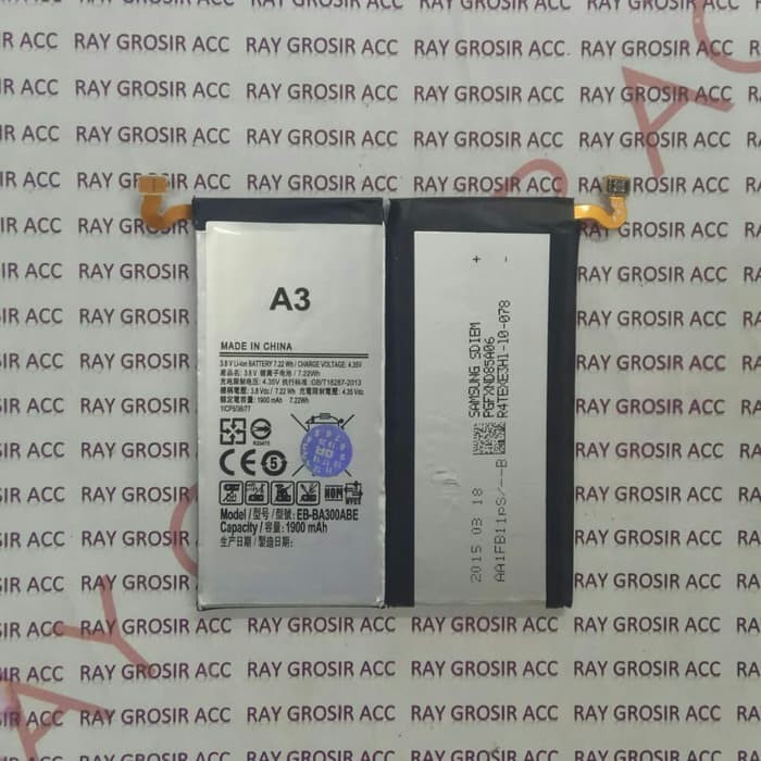 Baterai Original SAMSUNG A3 2015 / A300 ( EB-BA300ABE )