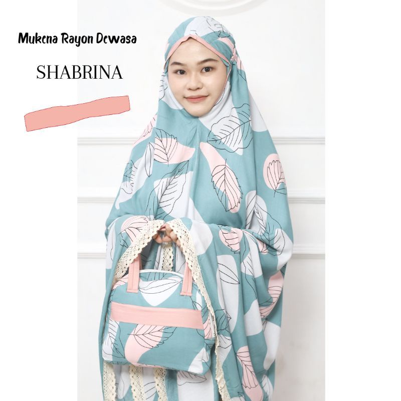 Mukena couple anak &amp; dewasa bahan rayon premium moza/mukena atasan + bawahan