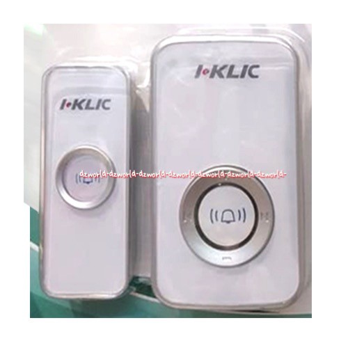 Moztec Wireless Door Bell Bel Tanpa Kabel Kotak Kecil Bel Pintu Bel Pager Pagar I-click I-Klic iKlic Iklik