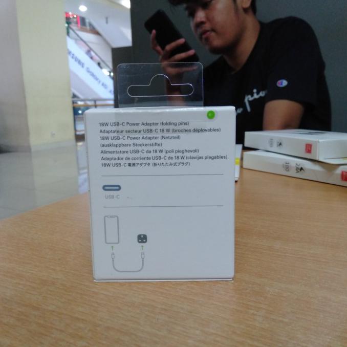 Charger Adapter kepala iphone 11 Promax Kaki 3 18W USB C (Charger Tablet)