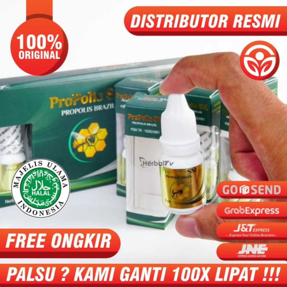 HERBAL Penyakit Sinusitis 100% Alami, Sinusitis Akut Sinusitis Kronis Radang Sinus - PROPOLIS BRAZIL