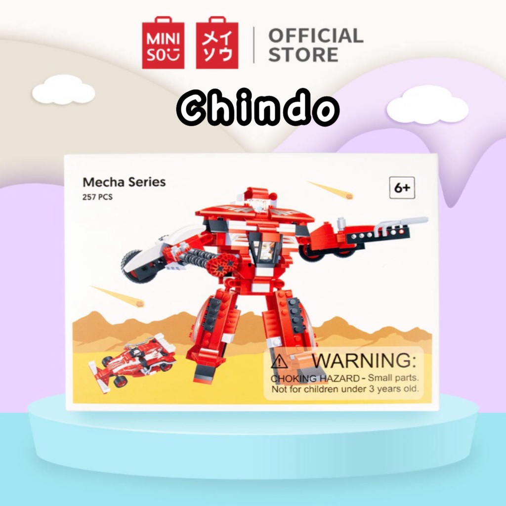 MINISO MECHA SERIES 2 in 1 MAINAN ROBOT
