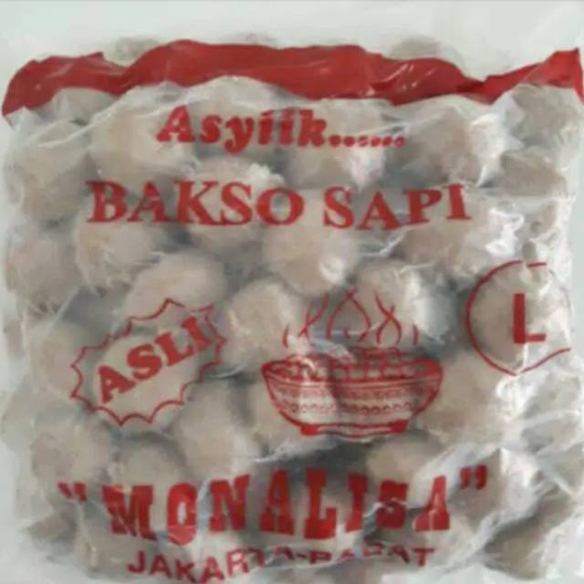 

Baso sapi Monalisa L/UL isi 100 pcs