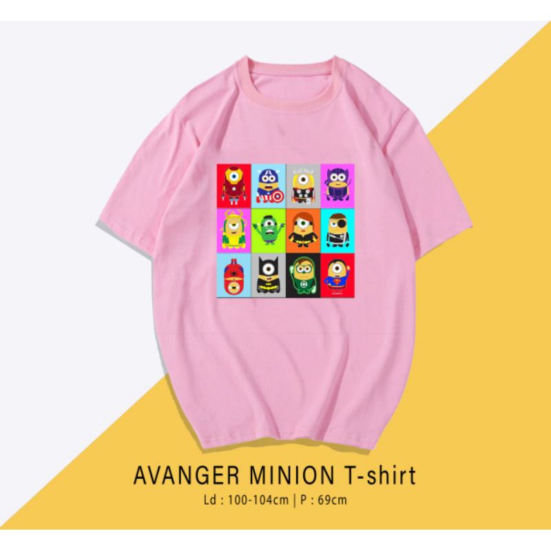 T-SHIRT / TUMBLR KAOS MINION AVENGER OVERSIZE PREMIUM