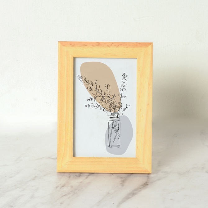 Wall Decor Frame Pinus 4R Aesthetic