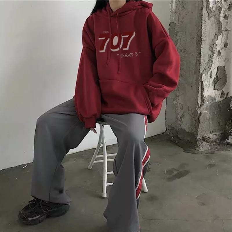 707 KOREAN HOODIE UNISEX TEBAL KEKINIAN TERBARU''