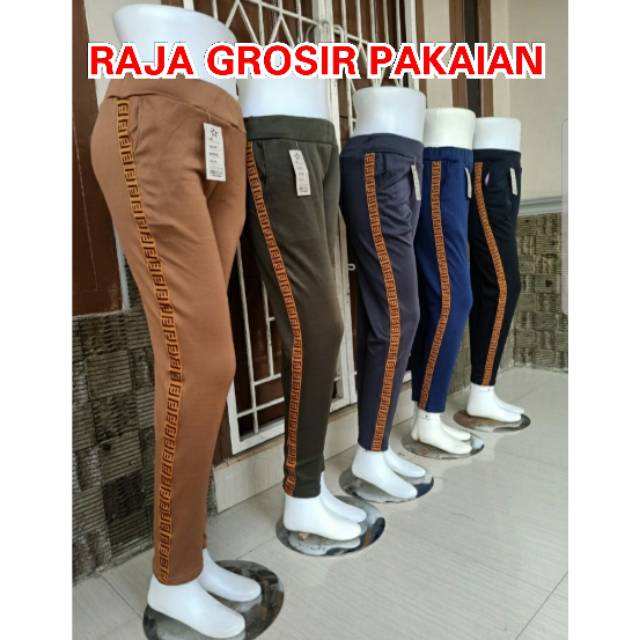 Celana Pensil List F Bahan Scuba Premium