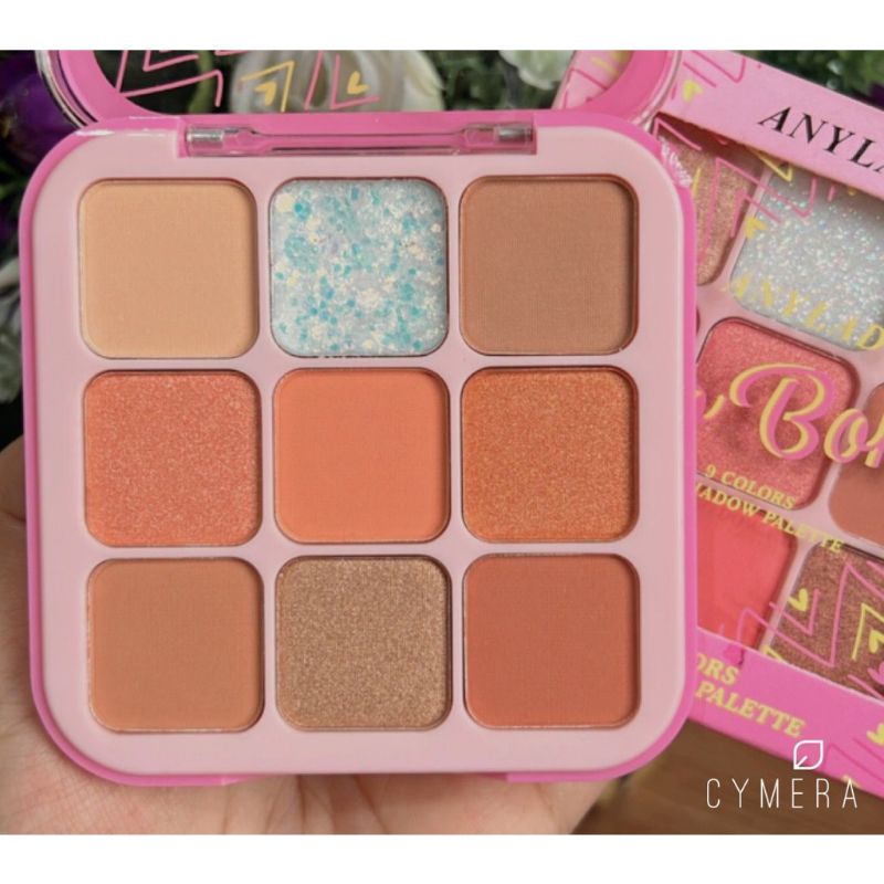 PROMO ECER!! EYESHADOW PALETTE ANYLADY SO BOHO 9 WARNA 941