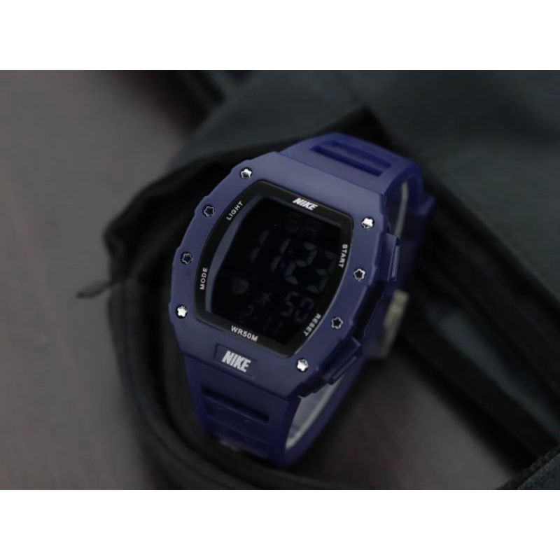 JAM TANGAN NIKE DIGITAL NEW COLLECTION RUBBER STRAP WATER RESISTANT / JAM TANGAN PRIA WANITA