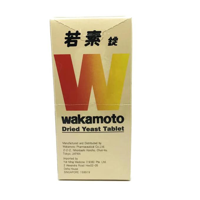 Wakamoto Dried Yeast Tablet Obat Maag Nyeri Lambung Made In Japan