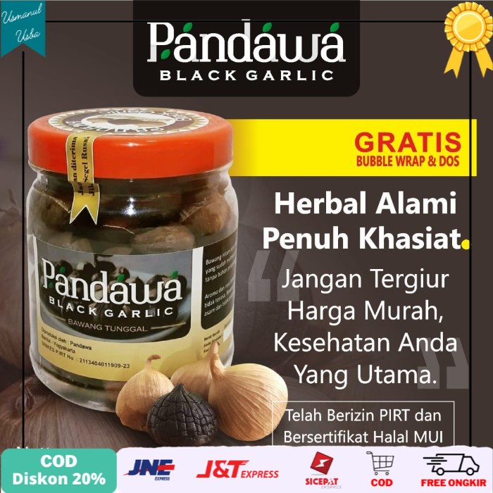 

◾COD◾ BAWANG HITAM TUNGGAL - PANDAWA - BLACKGARLIC - 250gr - KUALITAS SUPER