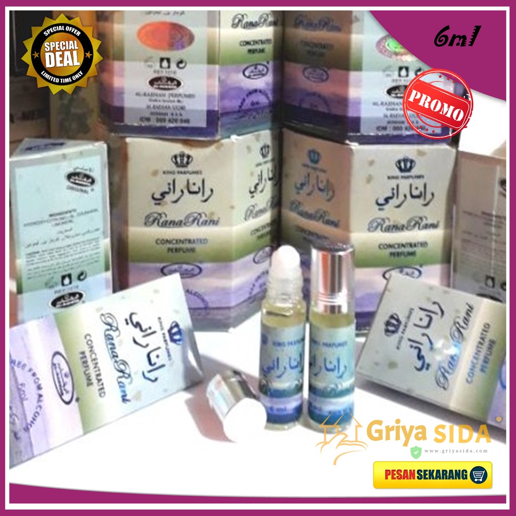 Parfum Rana rani 6ml alraehan minyak wangi parfum PROMO!