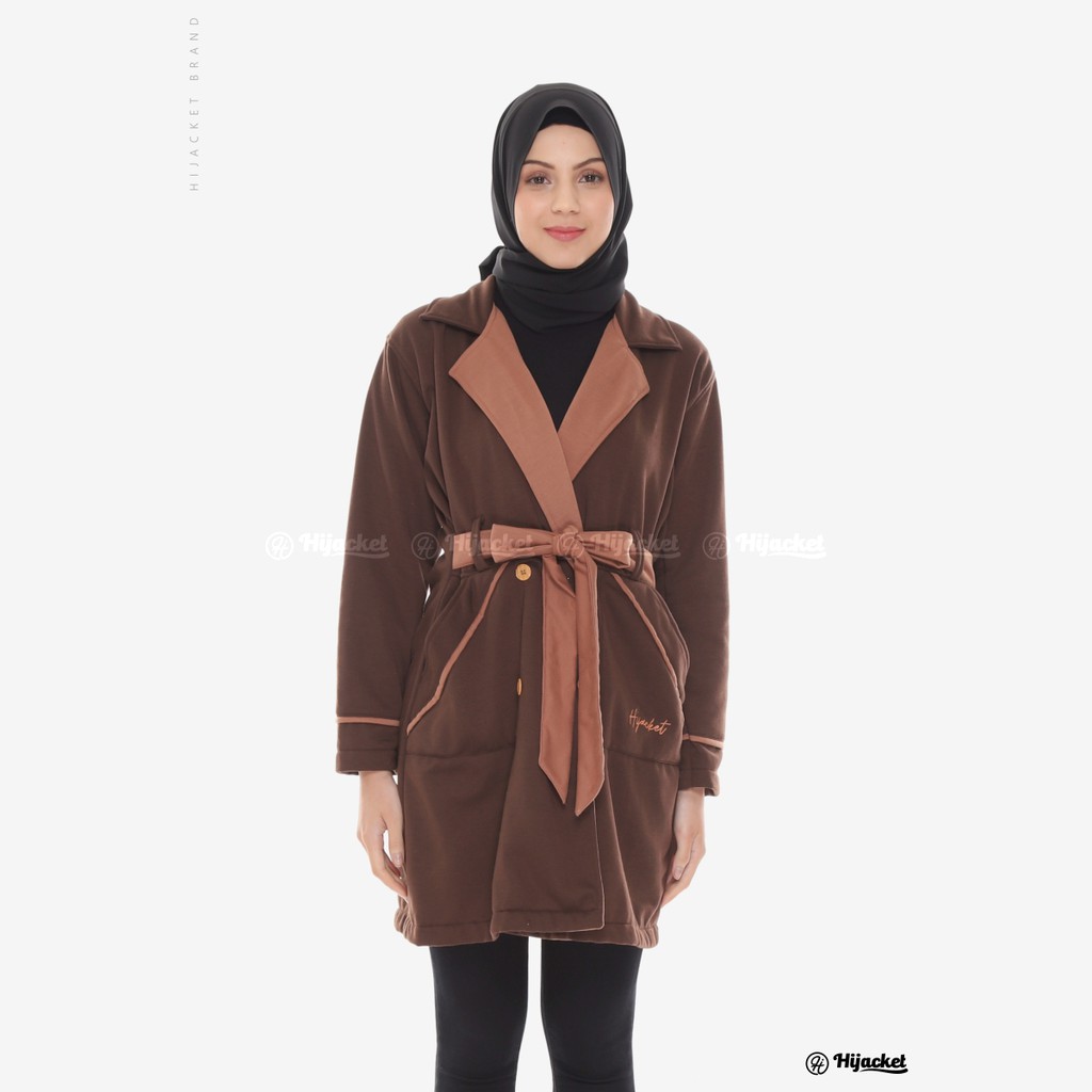 Hijacket® Elnara Series (All Size, XL, XXL) Jaket Wanita Bahan 100% Premium Fleece Asli-COCO