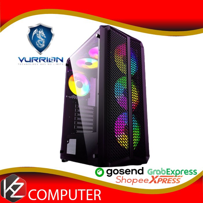 VURRION SALVATORE - ARGB Tempered Glass Mid-Tower ATX Gaming Case