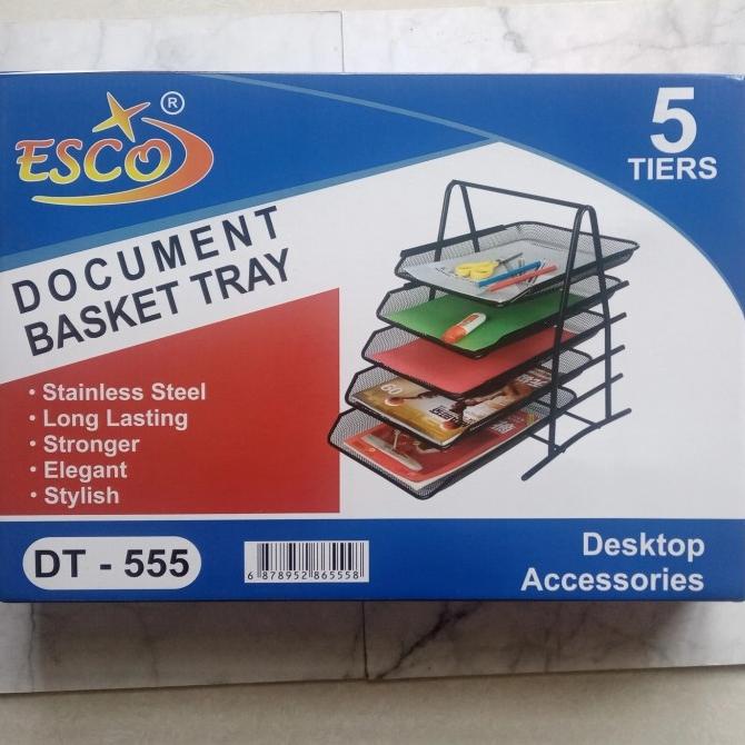 

Office & Stationery | Document Organizer | Document Tray 5 Tingkat Document Organizer Rak Kertas File | Best Seller