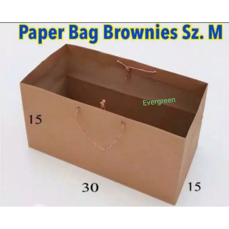 

Paperbag brownies 30x15x15 /tas kertas Bronis Brownies, Roll cake, Kue