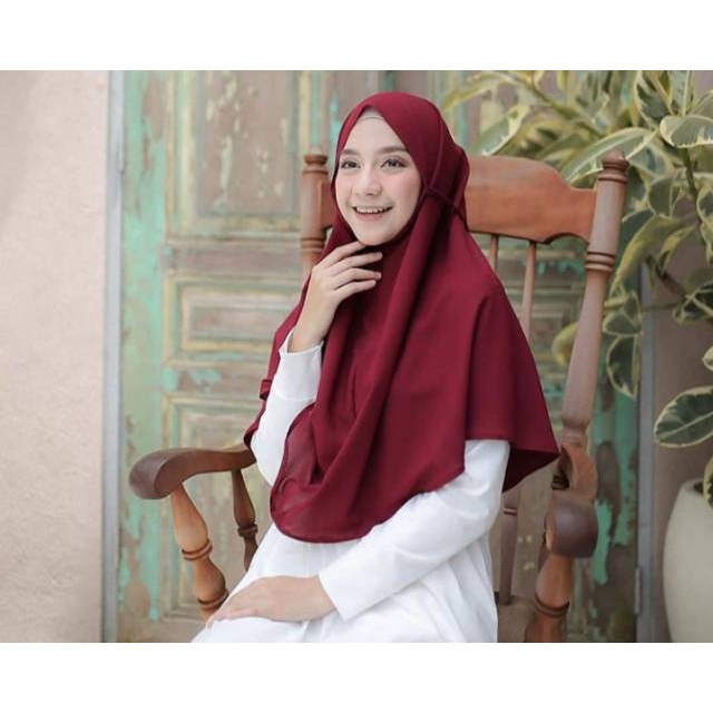 HIJAB BERGO MARYAM TALI NON PET WOLFIS PREMIUM BERGO TALI KHIMAR JILAB KERUDUNG