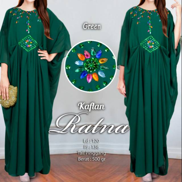 Ratna kaftan mote, kaftan ceruty, kaftan murah,, dress,  gamis, dress pesta,  gamis pesta