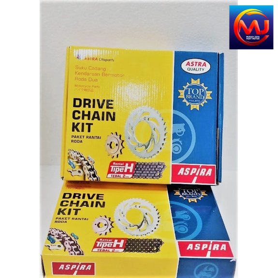 PAKET GIR & RANTAI ASPIRA MOTOR HONDA ABSOLUTE REVO NEW,BLADE NEW