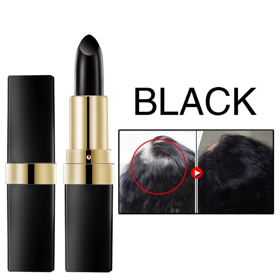 Lipstik Pewarna Rambut Uban / Semir Rambut Hitam Coklat / Color Pen