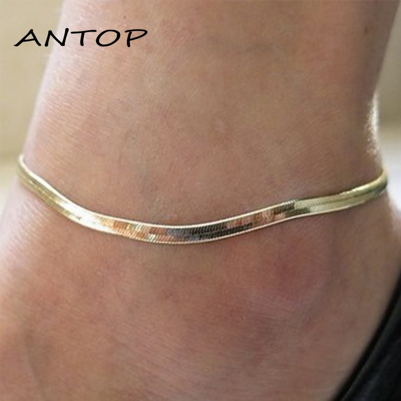 Fashion Gelang Kaki Sederhana Wanita Modis Aksesori Hypoallergenic Yang  ANTOP