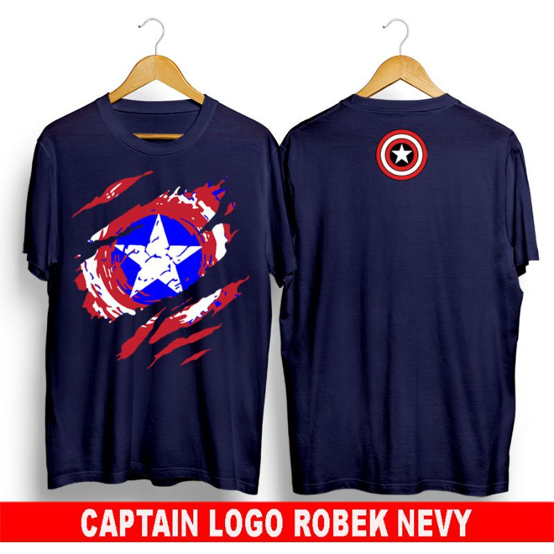 Kaos Captain Logo Robek