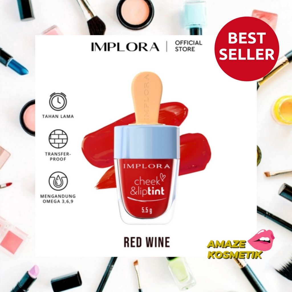 IMPLORA CHEEK &amp; LIPTINT | LIP TINT IMPLORA ICE CREAM 5.5GR