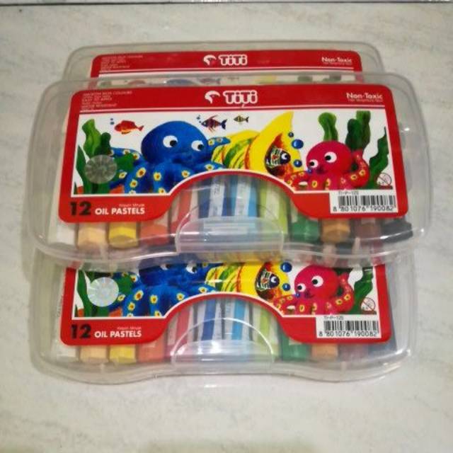 

Krayon / oil pastel / crayon titi 12 warna