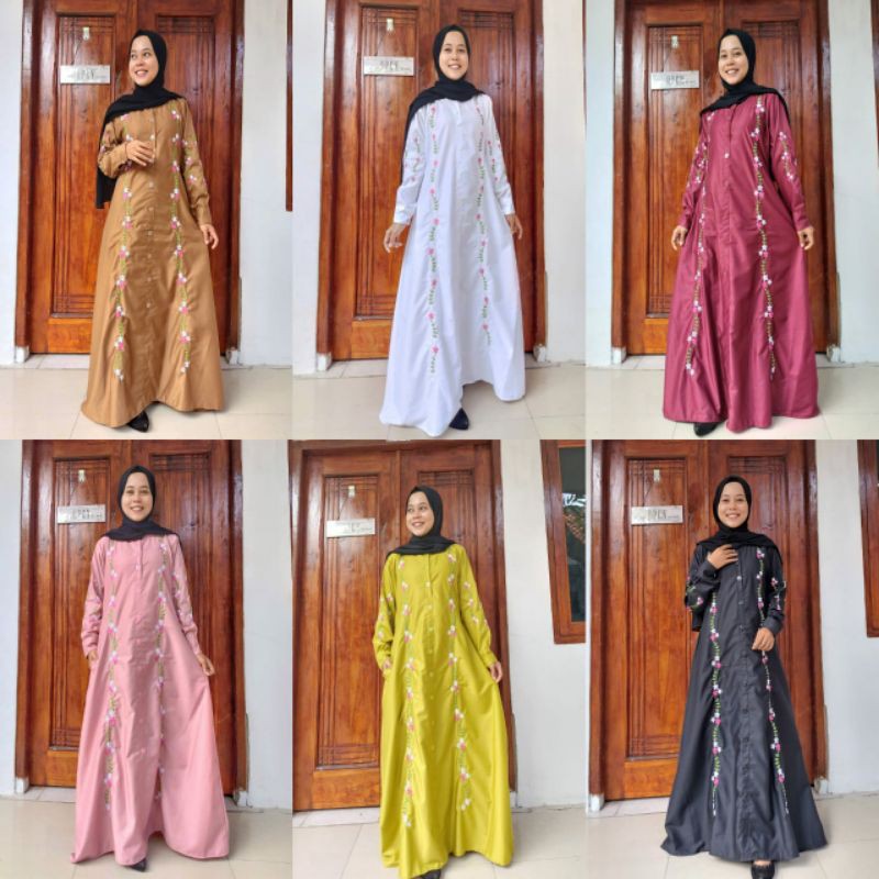 CRYSTAL TOYOBO BORDIR /GAMIS TOYOBO BORDIR /FASHION MUSLIM