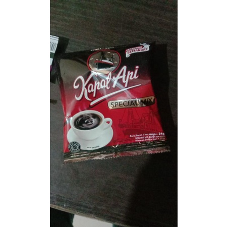 

Kopi kapal api special mix per renceng (10 sachet)